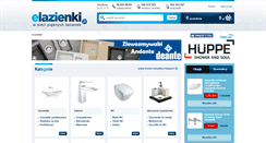 Desktop Screenshot of elazienki.pl